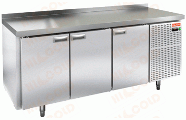 Стол охлаждаемый с полимерным покрытием (RAL7004) Hicold GN 111/TN-W